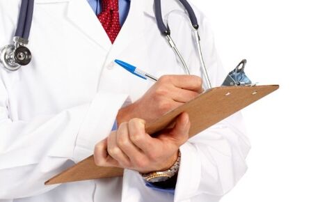 il medico prescrive un trattamento per la prostatite cronica